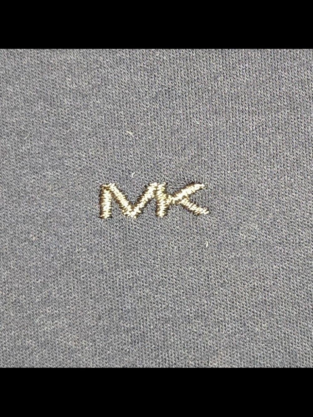 Flawless- Michael Kors - Navy Polo Shirt with Contrast Blue Collar Mens Size XL - Picture 2 of 11